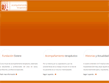 Tablet Screenshot of fundacionsistere.org.ar
